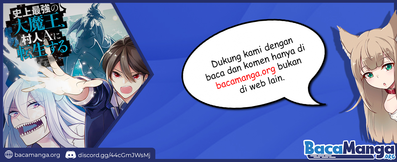 Shijou Saikyou no Daimaou, Murabito A ni Tensei suru Chapter 13 Bahasa Indonesia